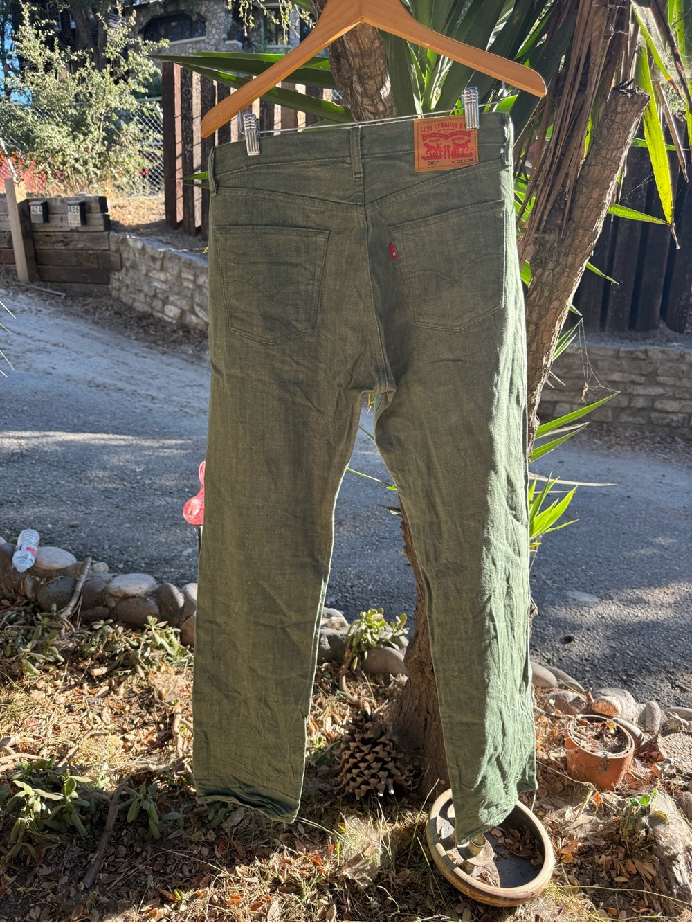 Levi's White Oak Cone 501 Jean Denim Made in USA Jeans 31x34